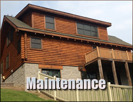  Gibsonville, North Carolina Log Home Maintenance